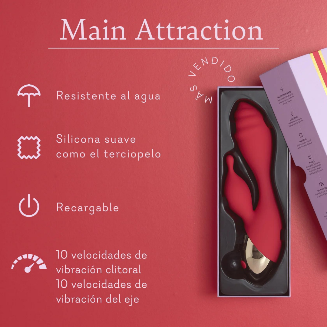 Main Attraction (Vibrador de doble acción)