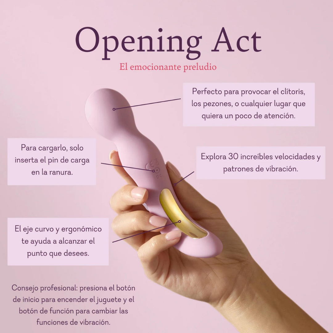 Opening Act (Vibrador de clítoris de 30 funciones)