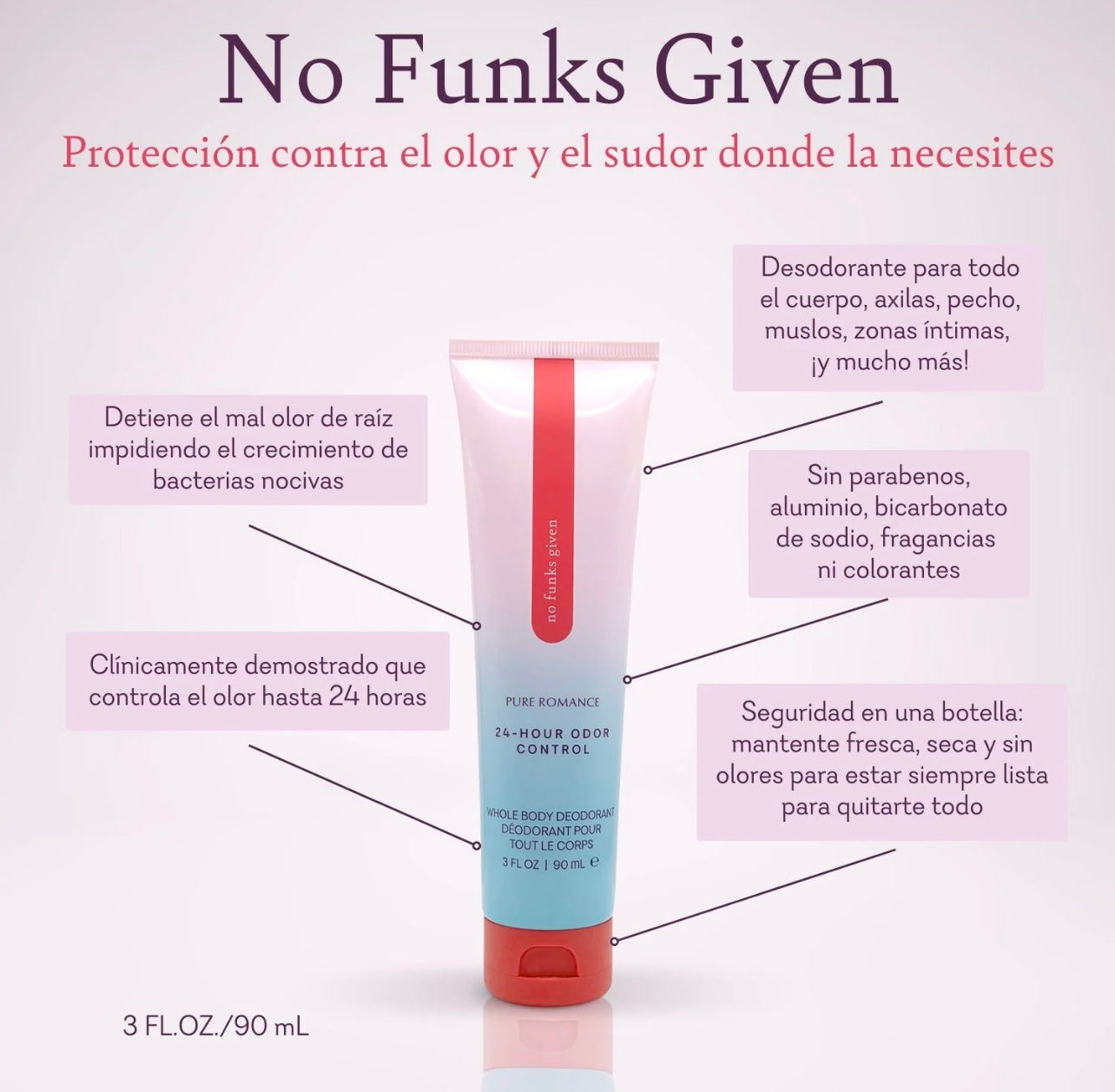 No Funk Given - 24 Hour Odor Control (Desodorante)